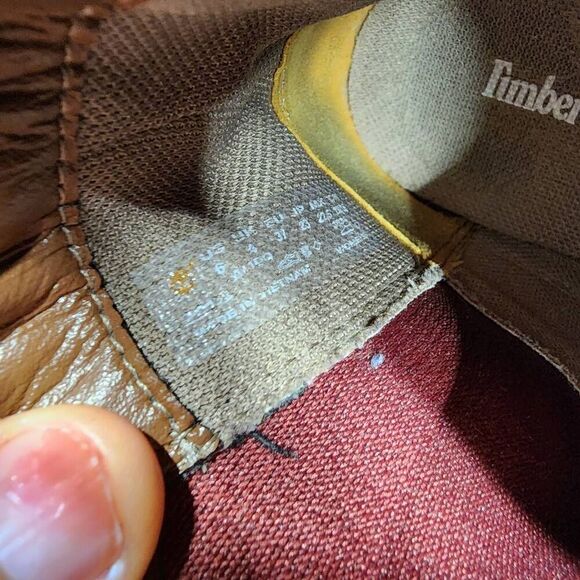 Timberland Women's 6 Averly Brown Leather Chelsea Boots Heeled - Picture 7 of 8